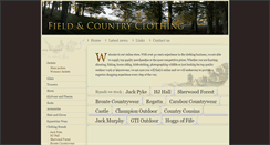 Desktop Screenshot of fieldandcountryclothing.co.uk